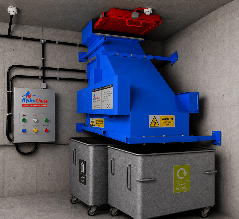 Image of a automatic waste sorting system.